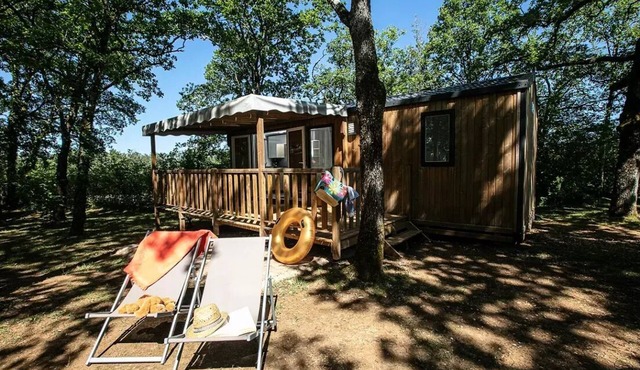 Camping Les Hirondelles* - Cottage Cosy TV Wifi 3 rooms 4 people