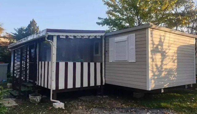 Camping Les Lacs De Courtès*** - Mobile home 04 Luxe 3 rooms 4/5 people Air-conditioned