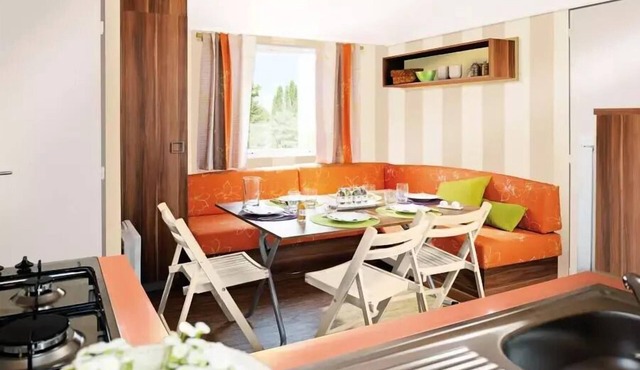 Camping Les Pêcheurs* - Mobil Home Family 4 Rooms 6 People