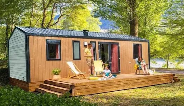Camping Les Pêcheurs* - Mobile Home Family Plus 4 Rooms 6/7 People Air-conditioned