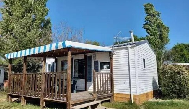 Camping Les P'tites Maisons dans la Prairie * - Mobil home Welcome - 4 pers. - 2CH 4 persons