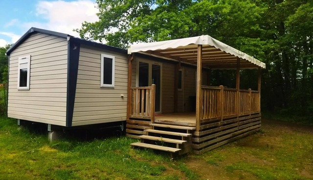 Camping Les Rives du lac Cantalès * - Mobile Home 3 Bedrooms Smala 8 people