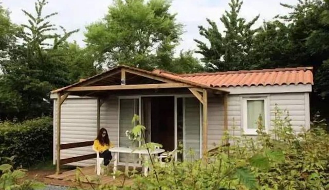 Camping Les Rulières * - Chalet for 4 People