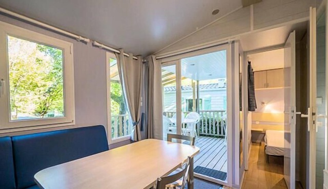 Camping Les Terrasses du Lac**** - Cozy 3-Room Mobile Home 4 adults and 1 child under 12 years old