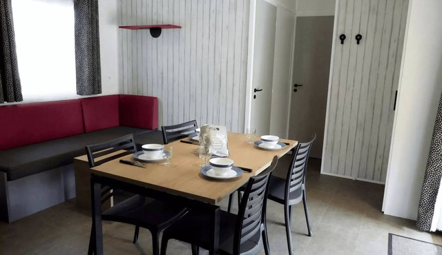 Camping Lou Broustaricq* - Mobile home Macao 3 Rooms 4 People Air Conditioned