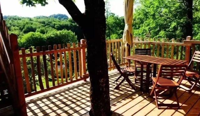 Camping maeva Respire Le Moulin de Surier * - Treehouse Beaumont 4 Rooms 6 People