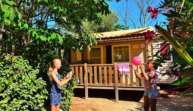 Camping maeva Club Les Rivières * - Mobile Home 5 Rooms 8 People Air Conditioned + TV