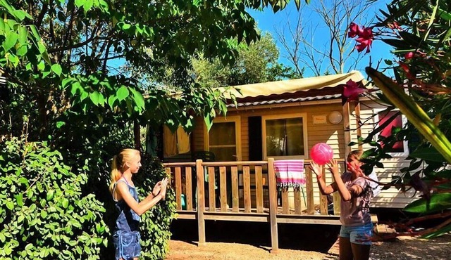 Camping maeva Club Les Rivières * - Mobile Home 4 Rooms 6 People Air Conditioned + TV