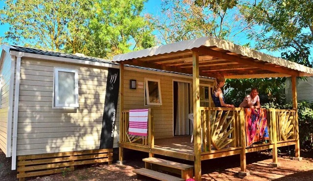 Camping maeva Club Les Rivières * - Mobil Home Confort Plus 3 Rooms 4 People Air Conditioning + TV