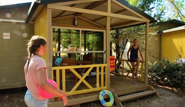 Camping maeva Club Les Rivières * - Chalet Gitotel 3 Rooms 5 People Air Conditioned + TV