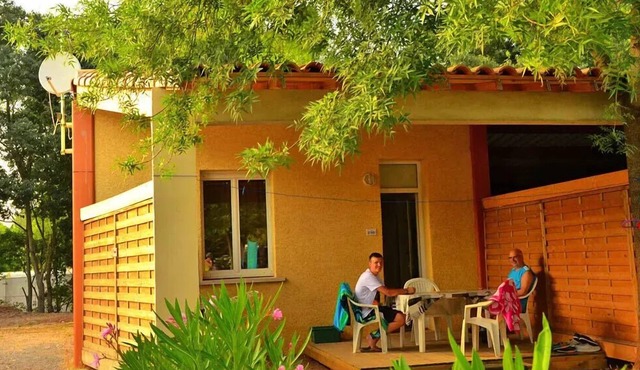Camping maeva Club Les Rivières * - Gîte Premium 2 Rooms 5 Persons Air-conditioned + TV