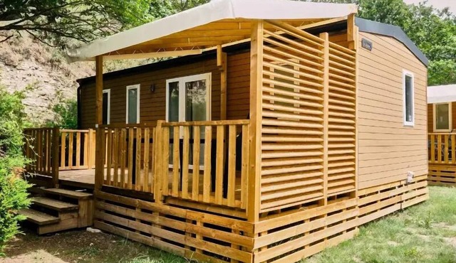 Camping maeva Escapades Ludo Parc * - Premium Mobile Home 4 Rooms 6 People Air Conditioned + TV
