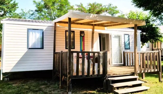 Camping maeva Escapades Ludo Parc * - Cozy 4 Room Mobile Home 6 People Air Conditioned