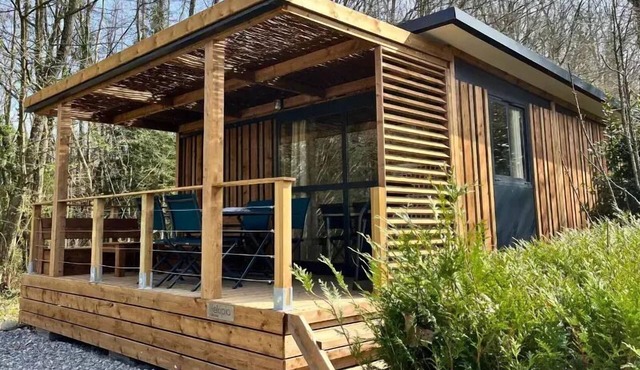 Camping maeva Escapades Relais du Léman * - Premium Chalet 3 Rooms 5 People Air Conditioned + TV