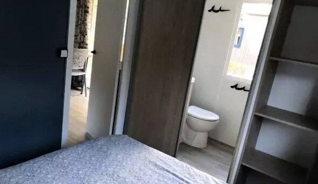 Camping maeva Escapades La Castillonderie * - Comfort Mobile Home 4 Rooms 6 People Air Conditioned + TV