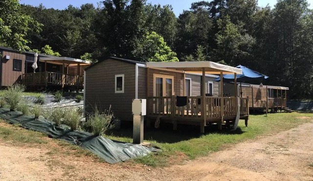 Camping maeva Escapades La Castillonderie * - Comfort Mobile Home 3 Rooms 4 People Air Conditioned + TV