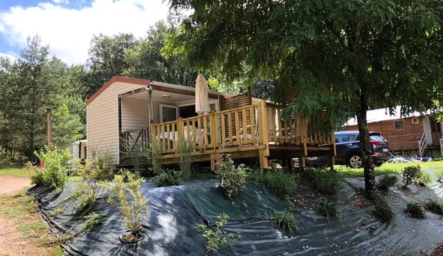 Camping maeva Escapades La Castillonderie * - Comfort Mobile Home 3 Rooms 4 People Air Conditioned + TV
