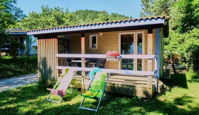 Camping maeva Escapades Le Couriou * - Cozy 3 Room Chalet 4 People Air Conditioned