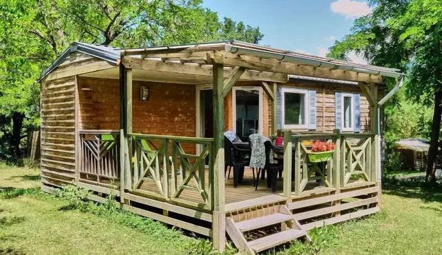 Camping maeva Escapades Le Couriou * - Cozy Mobile Home 4 Rooms 6 People Air Conditioned