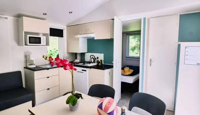 Camping maeva Escapades Le Couriou * - Premium Mobile Home 4 Rooms 6 People Air Conditioned