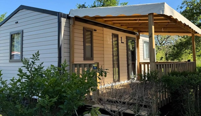 Camping maeva Respire La Comtesse * - HORIZON Cottage 3 Rooms 4 Persons Air-conditioned + TV