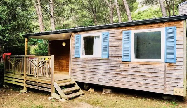 Camping maeva Respire La Vallée Heureuse * - Cozy Mobile Home 3 Rooms 4 People Air Conditioned