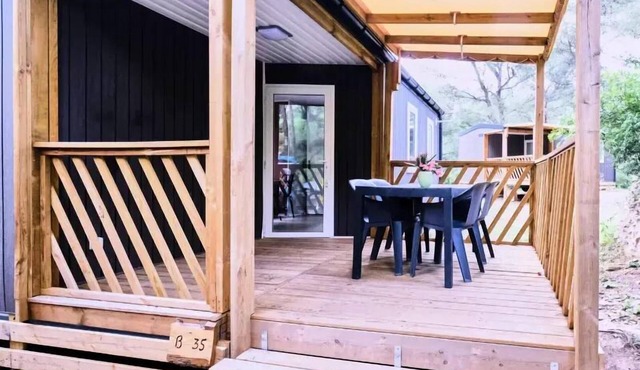 Camping maeva Respire La Vallée Heureuse * - Mobil-home Premium 3 Parts 4 People Climated