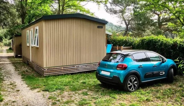 Camping maeva Respire La Vallée Heureuse * - Mobile home Premium Large 3 Rooms 4 People Air Conditioned + TV