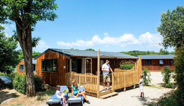 Camping Montana Parc - Gassin Gulf of St Tropez * - Ecolodge 4 Rooms 7 People Air Conditioned + TV