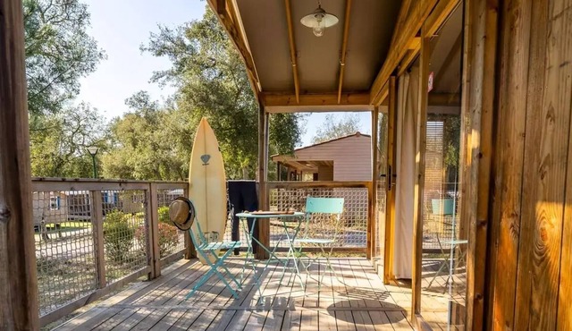 Camping Nature L'Airial* * - SAFARI Lodge 5 people