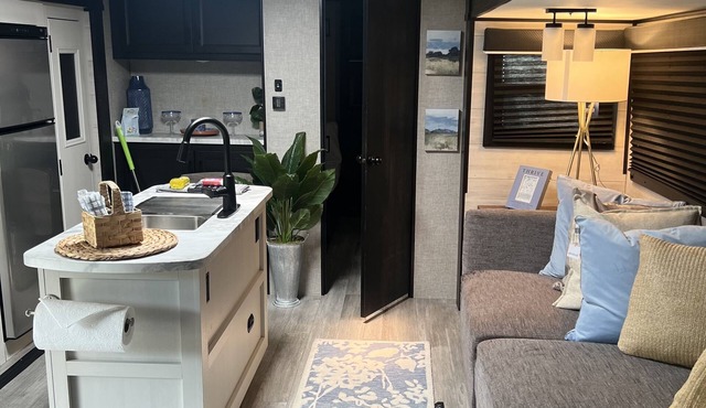 Camping near the water