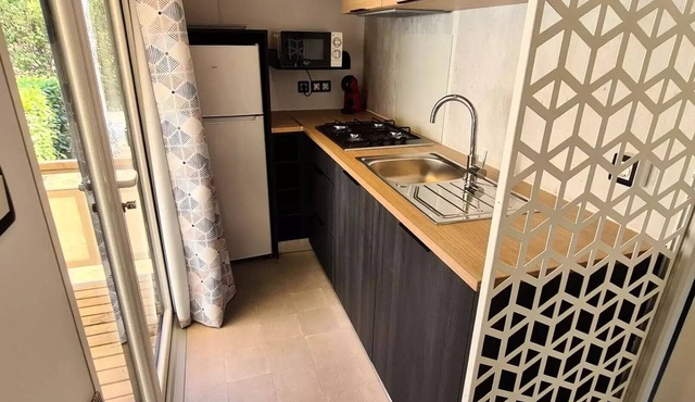 Camping Oxygène * - Mobile Home Arizona Standard. 4 rooms 6 people Air-conditioned