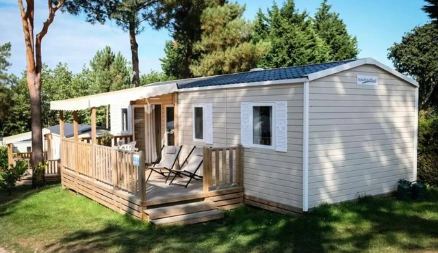 Camping Paradis in the Shadow of the Tilleuls* - Mobile Home XXL 5 rooms 8/10 people