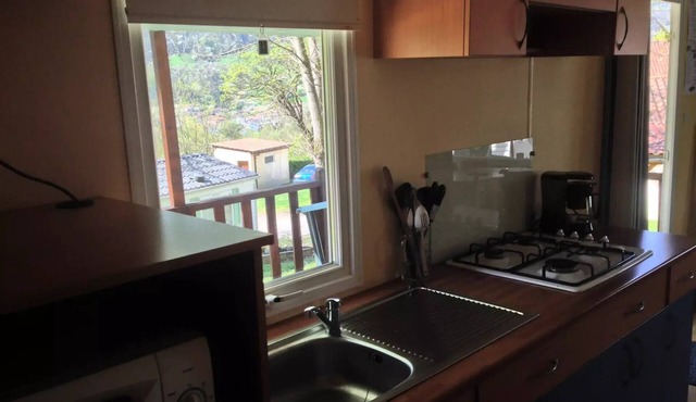 Camping PARC DE PALETES * - Mobile home MRI 2 bedrooms 5 people