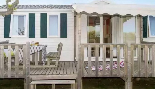 Camping Parc des Roches *** - Cozy 4-room mobile home for 6 people with air conditioning