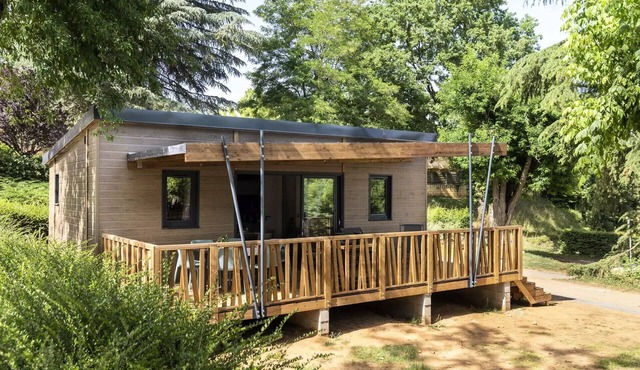 Camping Romanée Les Grottes de Roffy* - PREMIUM chalet - 3 bedrooms 6 people