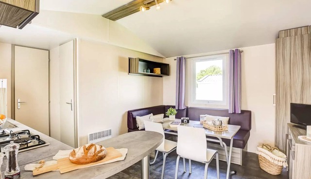 Camping Romanée L'Evasion* - Comfort mobile home 3 rooms 4 people