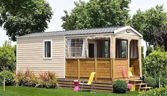 Camping Sen Yan* - 3-room Vacancial mobile home for 4/5 people - Without Sanitary facilities