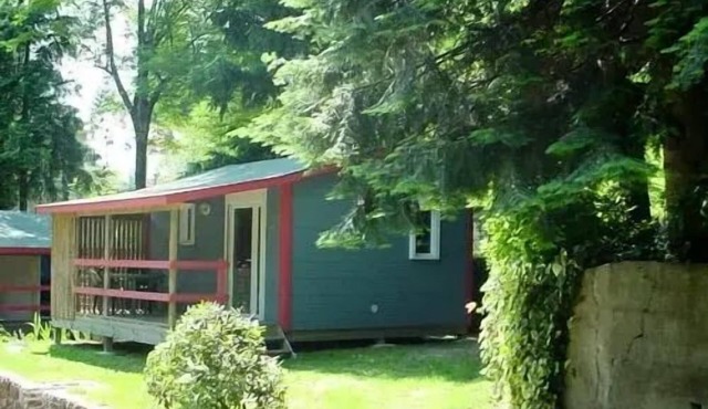 CAMPING SOURCES * - Chalet CONFORT LUXE with terrace and air conditioning 5 persons