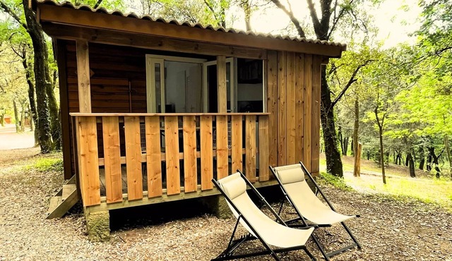 Camping Sunêlia La Clémentine * - Chalet Prestige 13m² - 1 chambre - Terrasse couverte 8m² 3 personnes