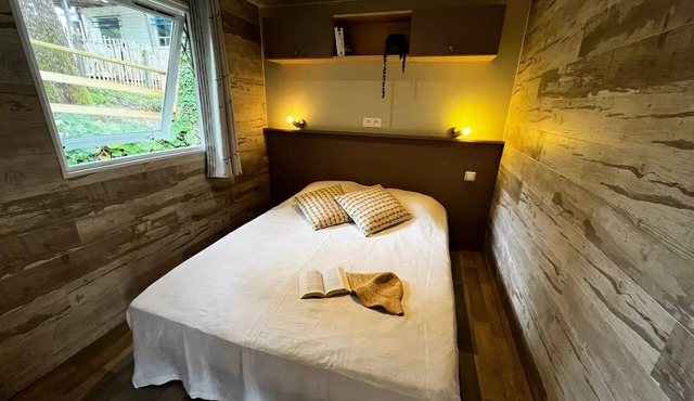 Camping Sunêlia Le Séquoia * - Mobil home Prestige 32m² 2 chambres - climatisé 4 personnes