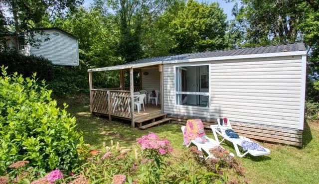 Camping Sunêlia Le Séquoia * - Mobil home Prestige 32m² 2 chambres - climatisation 5 personnes