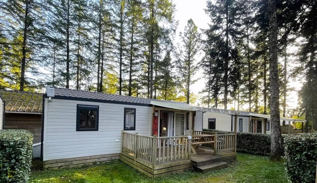 Camping Sunêlia Le Séquoia * - Mobil home Prestige Plus 28m² 3 chambres - climatisé 6 personnes