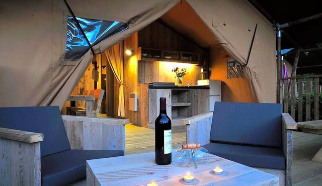 CAMPING THE FORET * - Woody Lodge with bathroom 4 people