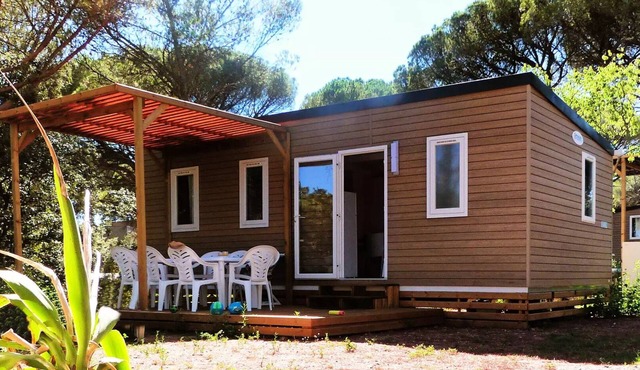 Camping Tikayan Les Cigales* - Mobile home Arizona Standard 4 rooms 6 people Air-conditioned