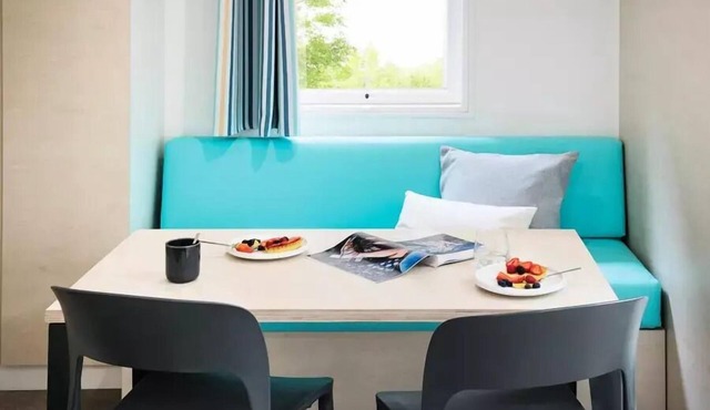 Camping Tikayan Les Cigales* - Mobile home Idaho Standard 3 rooms 4 people Air-conditioned