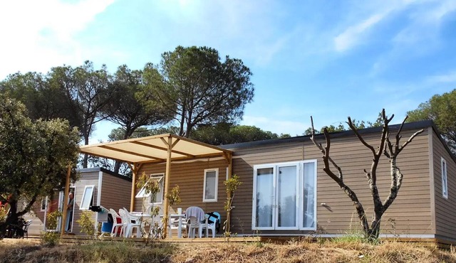 Camping Tikayan Les Cigales* - Mobile Home Maryland Confort 5 Rooms 8/10 People Air Conditioning