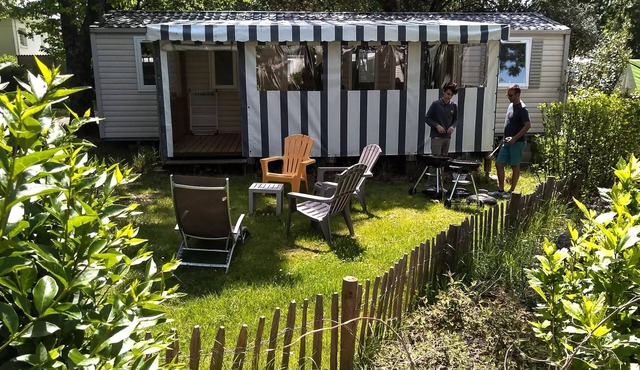 Camping Ushuaïa Le Parc de La Grève * - Mobile Home Premium 4 Rooms 6 People + TV