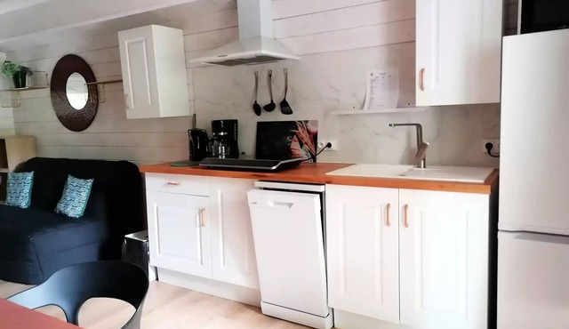 Camping Verbela Village * - 3-room chalet for 3 people Air-conditioned