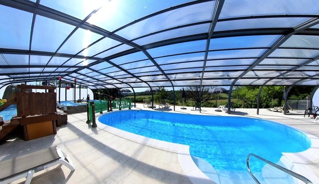 Campsite Flower Les Terrasses de Dordogne *** - Chalet Soleil Standard 2 Rooms 2/4 People